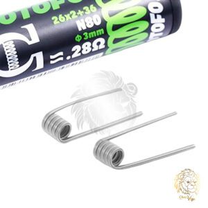 کویل فنری ۰.۲۸ اهم محصول ووتوفو | Dual Core Fused Clapton N80 Wire 0.28 Ω by Wotofo