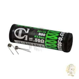کویل فنری ۰.۵۰ اهم محصول ووتوفو | Pre Built Fused Clapton Vape Coils 0.50 Ω by Wotofo
