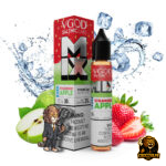سالت ۳۰ میل ویگاد مدل توت فرنگی و سیب یخ | Strawberry Apple Iced By Vgod Salt Nic